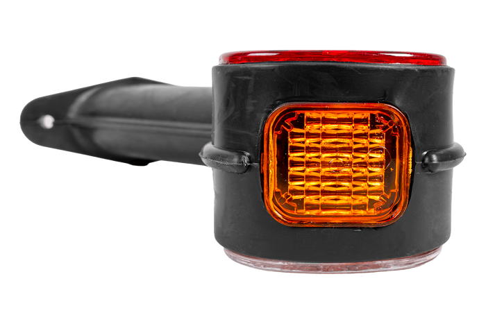 Lampe de poziție stânga+dreapta ASPÖCK SUPERPOINT II pe braț de cauciuc cu cablu lateral