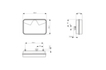 Lampă spate ASPÖCK MULTILED V cu baionetă, 8PIN, 6 funcții, stânga