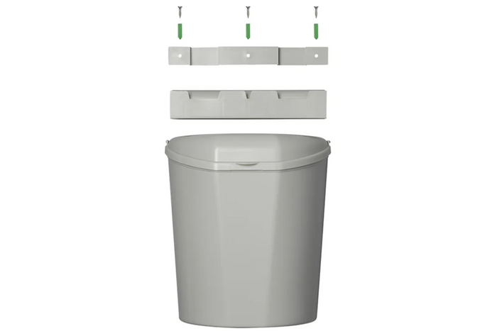 Coș de gunoi ProPlus 370402 cu capac pentru remorci, autorulote, 6L