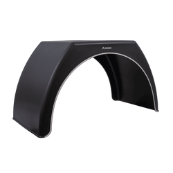 Apărătoare dublă pentru remorcă 15-16" DOMAR DK3120, arcadă plată 1000/510mm cu jantă albă