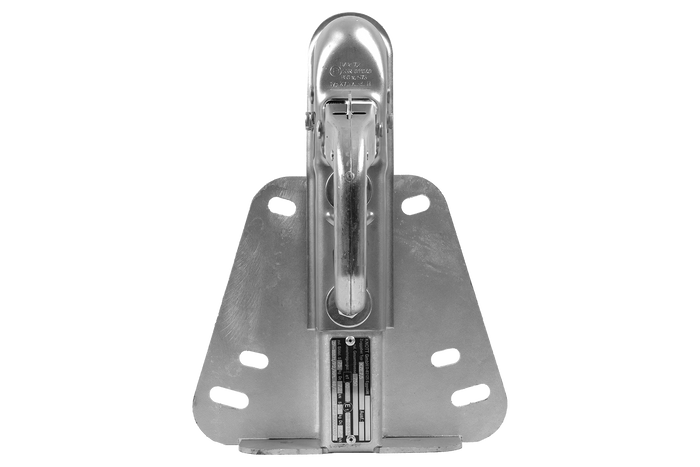 Cârlig sferic KNOTT K7.5-H+KZE7.5 pentru o remorcă de 750 kg cu bară de tractare în V