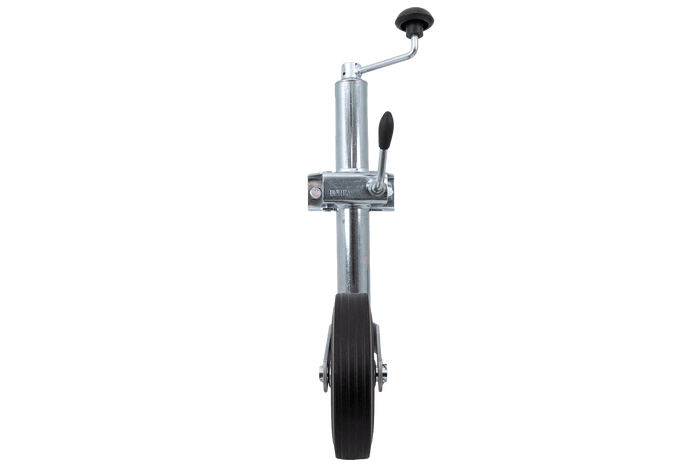Roată jockey cu clemă UNITRAILER 150kg 48mm 505-730mm