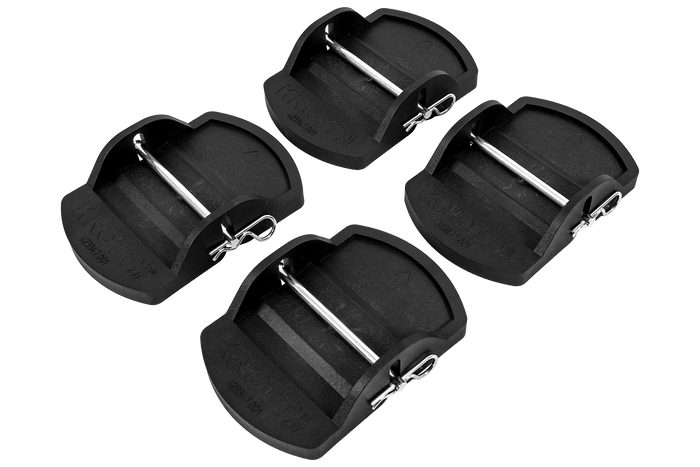 Set de patru plăcuțe de susținere pentru stabilizator de remorcă KNOTT 18x14x4,5cm