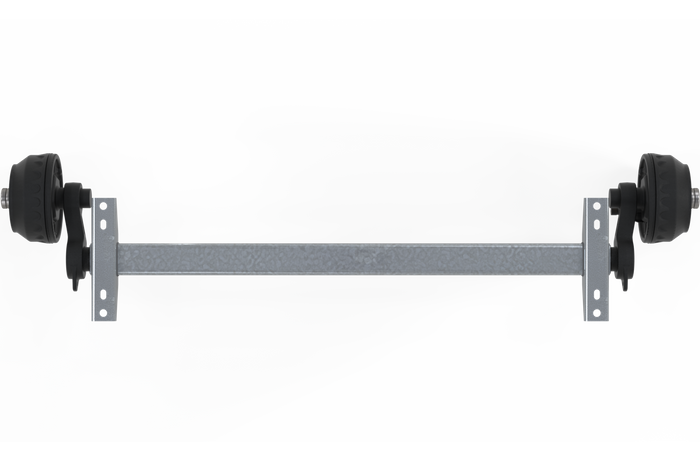 Ax frânat KNOTT VGB15M/MV pentru remorcă / remorcher 1500kg 1300mm 1770mm 5x112