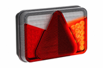 Lampă spate ASPÖCK MULTILED V cu baionetă, 5 pini, 4 funcții, stânga