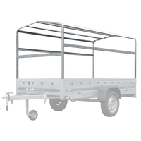 Cadru H-1100 pentru acoperirea cu prelată a remorcii UNITRAILER GARDEN TRAILER 264 și 264/2KIPP 