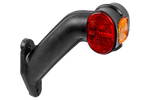 Lampe de poziție stânga+dreapta ASPÖCK SUPERPOINT II pe braț de cauciuc cu cablu lateral