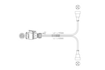 Instalație electrică MANTES, cablaj remorcă barcă, 5,5 m, mufă 13PIN, baionete 2x5PIN