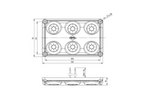 Lampă auto interioară neagră cu LED 720lm HORPOL LWD2325/CZ