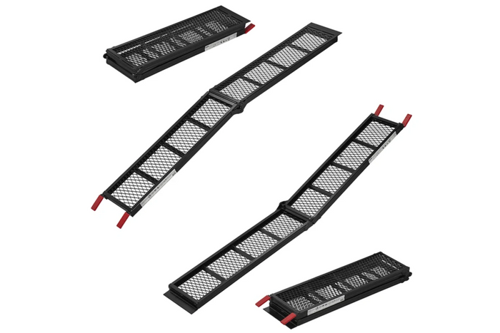 Rampe pliabile ProPlus 390094 din oțel pentru remorci, 203 cm, 680 kg, set de 2