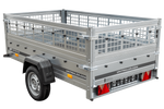 Remorcă ușoară 230x125 UNITRAILER GARDEN 230 KIPP cu laterale din plasă