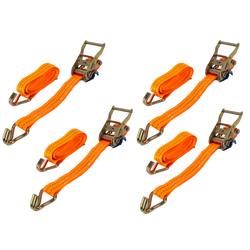 Set de patru benzi de transport UNITRAILER 12m/35mm/2t portocalii cu tensionator
