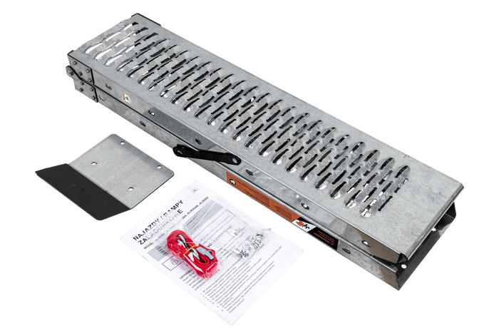 Rampe pliabile UNITRAILER ALR004B din oțel pentru remorci 190 cm 400 kg set de 2