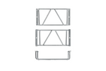 Grilă de protecție pentru lumini spate remorcă ProPlus, capac pentru lumini spate 270x132x68mm