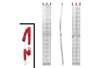 Rampe pliabile ProPlus 390096 din aluminiu pentru remorci 220 cm 680 kg set de 2