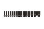 Chei tubulare de impact lungi YATO YT-1055, 1/2", 15 buc.